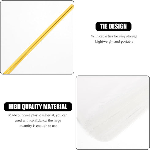 Packaging 100 Sets Gusset Toyvian Bakery Bread Bags Plastic Bread Loaf Pouches with Seal for Cookies Candy and Snack
