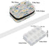 Skerhhux 7 Spring Flowers Art Pill Case Travel Pill Organizer Weekly Day Portable with Zipper Medicine Box Pill Case
