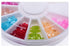Nail Art DIY Bows Decoration, 3D Rhinestones Wheel Manicure Tips, 4Pcs for Creative Nail Designs
