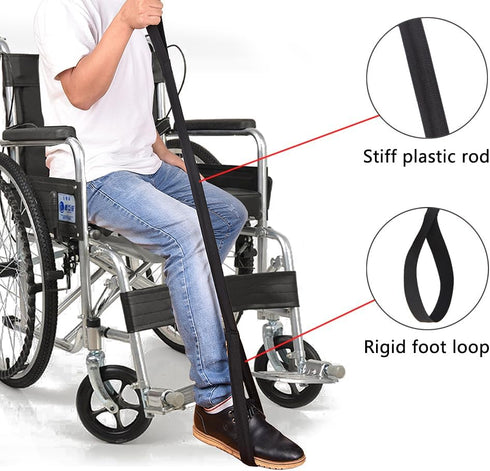 Leg Lifter Strap - Versatile Mobility Aid for Exercise, Daily Activities, & Physical Therapy - Adjustable, Durable