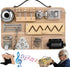 Mizodoja Sensory Fidget Board for Seniors & Elderly - 10-in-1 Calming Activity Board,