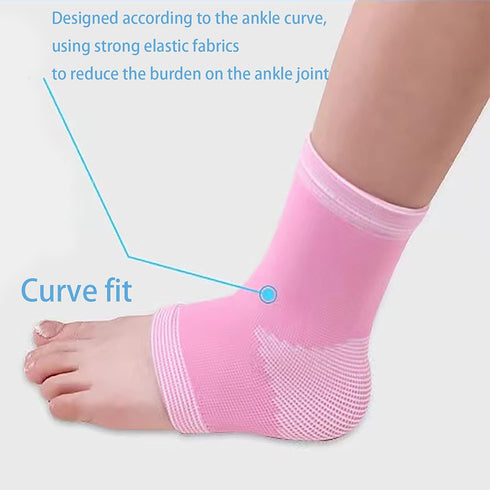 TXBONA 1 Pair Kids Compression Sleeves Foot Arch Support,Kids Children Ankle Brace,Plantar Fasciitis Sock for sprained