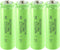 Rechargeable AA NIMH 1.2V 2200mAh High Capacity Batteries, 4 Pack, Pre-Charged for Solar Light Replacement