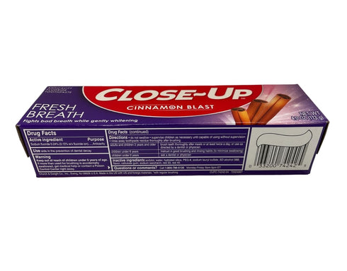 Close-Up Fluoride Toothpaste, Freshening Red Gel 4 oz (Pack of 6)