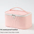 Makeup Bag by Meiyuuo, Medium Travel Pouch for Women, Waterproof Cute Toiletry Case (Light Pink)