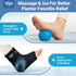 Pack Hilph Ankle Heel Ice Wrap for Plantar Fasciitis with Massage Ball, FSA Eligible Thickened Gel Cold Therapy Sleeve