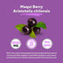 Maqui Berry Powder Supplement 1000mg - Vegan Friendly, Non-GMO, Gluten-Free - 120 Veggie Capsules