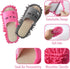 2 Pairs Microfiber Slipper Mop Slippers for Floor Cleaning, Reusable Dust Tool for Women, Men, House, Kitchen, Office