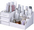Makeup Desk Organizer with Drawers, Countertop Holder for Cosmetics, Vanity Storage for Lipstick, Brushes, Jewelry