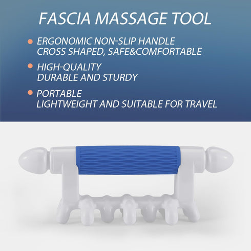 Lalawlife Fascia Massage Tool Blaster for Cellulite - Trigger Points - Muscle Relaxation,Handheld Myofascial Release