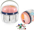 HMTRADE Portable Pill Box Bottle Organizer,Weekly Pill Organizer 7-Day Travel Medicine Organizer,Cute Medicine