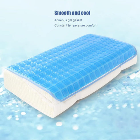 Pillow Cooling Pad, Soft Gel Mat – Ergonomic Foldable Cushion for Home, Beauty Salon, Night Sweats, Migraines