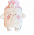 Winatehr Rubber hot Water Bottle Cute Pink Bunny Plush with Cover, Warm Compress