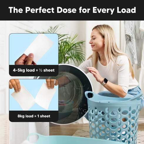 Lucent Globe Fabric Softener Sheets for Washer - Softens & Freshens Laundry, Gentle on Fabrics & Skin - Free from Harsh