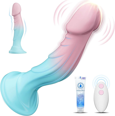 Realsexlife Women Sex Toys Dildo Vibrator -7.5 Silicone Realistic Dildos with Suction Cup