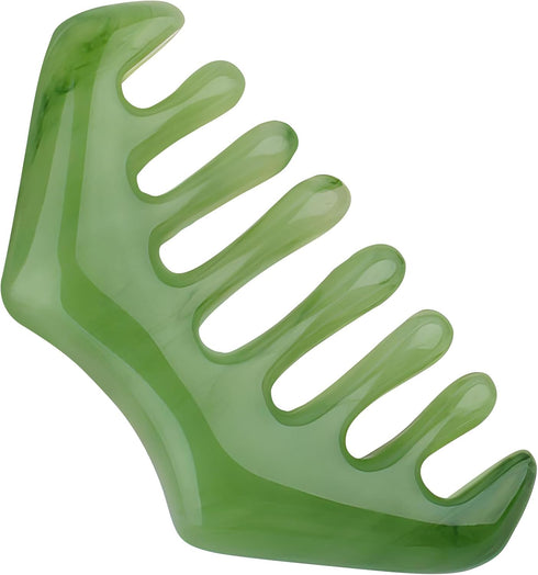 Jaasuee Multi-Functional Handheld Head Massage Tool, Massage Comb, Guasha Scraping Scalp Comb -