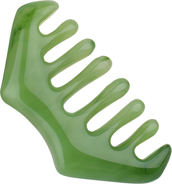 Jaasuee Multi-Functional Handheld Head Massage Tool, Massage Comb, Guasha Scraping Scalp Comb -
