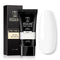 ROSALIND 2 oz White Poly Nail Gel for Nails Opal Extension, Builder for Nail Art Decoration, Acrylic Hard Gel Need UV