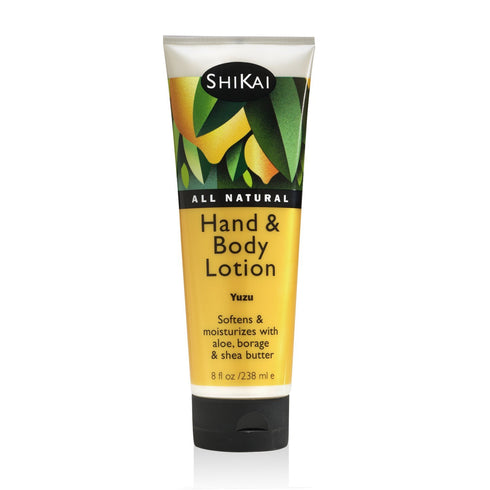 ShiKai Hand & Body Lotion, Yuzu, 8oz | Daily Moisturizing Skincare with Aloe Vera & Vitamin E
