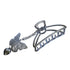 TANG SONG 4PCS Metal Hair Claw Clips – Butterfly and Heart Pendant Hair Catch Barrette Jaw Clamp for Women
