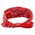 Yeshan Boho Bow Headbands for Women, Vintage Paisley Bandana Flower Printed Hairband, Pack of 6