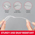 120 Count Heavy Duty Disposable Clear Soup Spoons for Party Supply