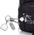 Purple Pill Holder Keychain, Mini Waterproof Container for Pills, Lightweight Portable Bling Aluminum Key Chain