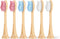 Bamboo Electric Toothbrush Heads, Plant-Based Soft Bristles, Compatible with Philips Sonicare
