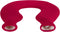 ITODA U-Shaped Hot Water Bottle for Neck and Shoulder, Reusable Rubber Hot and Cold Water Bag with Soft Knitted Cover