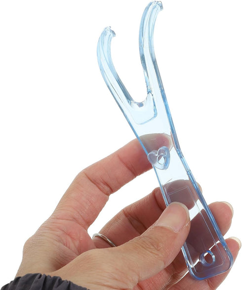 2pcs Dental Floss Holder, Reusable Flosser Handle Holder, Replacement Floss Pick Holder for Tooth Decay and Gum Care.