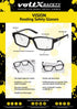 voltX 'VISION' Safety Readers, Full Lens Magnified Reading Glasses (+2.0 Dioptre, Clear lens) ANSI Z87.1+ & CE EN166F