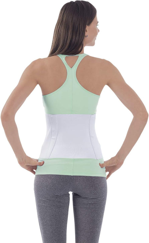 NYOrtho Tapered Abdominal Binder - Firm Compression Wrap for Stomach Support, 30-36 Inch, Made in USA