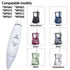 Replacement Handle Hose Parts for Waterpik, Compatible with WP-100 WP-300 WP-660 WP-662 WP-670 WP-672 WP-900 Oral