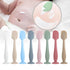 Qcbuegof Easy Diaper Cream Applicator Brush Silicone Scraper Butt Care Spatula with Suction Stand Base Portable Diaper