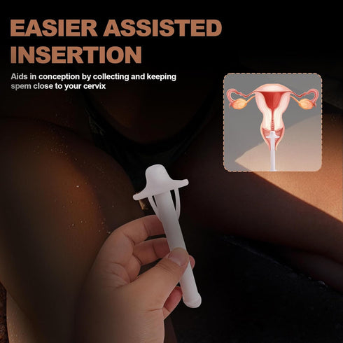 MojoBox Gen2 Conception Aid Cup with Applicator, Reusable Fertility Cup for Natural Insemination & Pregnancy Support