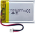 DC 3.7V 500mAh 502535 Rechargeable Lithium Polymer Battery for DIY 3.7-5V Electronic Products with LED Lights