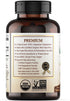 Certified Organic Red Yeast Rice Supplement - 120 Capsules, 2 Month Supply