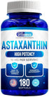 WeLikeVitamins Astaxanthin 10mg Softgel, Organic Supplements for Eye, Joint, Skin Health & Energy, 180 Servings