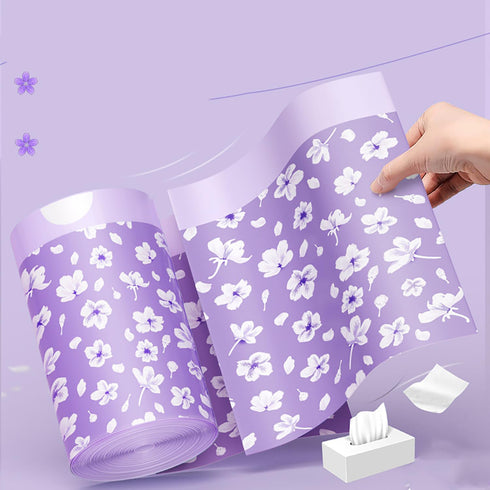YIHUANYIFA 4 180pcs 02, 180pcs) Gallon Trash Bags Drawstring Tear-Free Separated for Bathroom Office Home Bedroom Trash