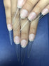 YIMART 600pcs Acrylic Medium Long Stiletto Nail Tips, Easy Coffin Nails Sharp False Nail Art Tips (Clear)