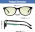 DUCO Blue Light Glasses for Kids, Boys & Girls, Blue Ray Blocking Glasses for Computer Gaming TV