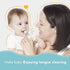 Papablic 100-Pack Baby Tongue Cleaner, Baby Toothbrush, Upgrade Gum Cleaner for Infants Ages 0-2 Years