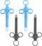 HOTTOK Lube Applicator Syringes, Lubricant Tube Shooter with Smooth Rounded Cap for Men,