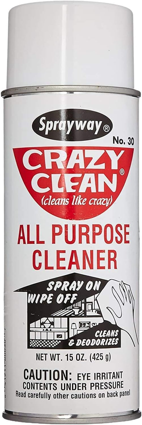 Sprayway SW030 Crazy Clean All Purpose Cleaner, 15 oz by Sprayway