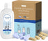 10 Bottles Tineco Cleaning Solution - 500ml Each, Lavender and Orange Scents for Robot Vacuums and Wet/Dry Vacuums
