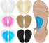Dr. Foot's Arch Support Shoe Insoles for Flat Feet, Gel Inserts for Plantar Fasciitis, 6 Colors - 6 Pairs