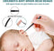 Ear Wax Removal Kit for Adults and Kids, One-Piece Ear Picker Design, Ear Cleansing Brush with Storage Box (White)