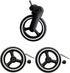 Dnyucen 1pair Stroller Wheel for gb Pockit+ All City Baby Replace Accessories(Rear Wheel)