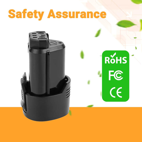 Shentec 3000mAh 12V Li-ion Battery Compatible with Ridgid Models AC82049, AC82008, AC82048, AC82059, R82007, R82008,