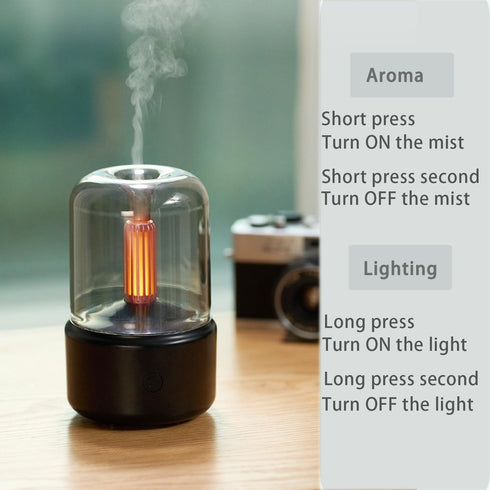 LONCIN 150ml Essential Oil Diffuser, Aromatherapy Diffuser with Auto Shut-Off Function, Ultrasonic Diffusers